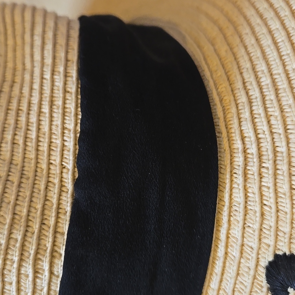 Mudpie Stylish Beige "Happily Ever After" Sun Hat - Picture 3 of 6